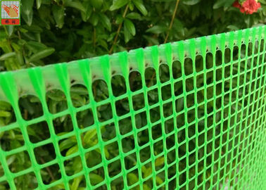 Recinto di plastica del reticolato della maglia del giardino, protezione del giardino che cattura con la rete colore verde